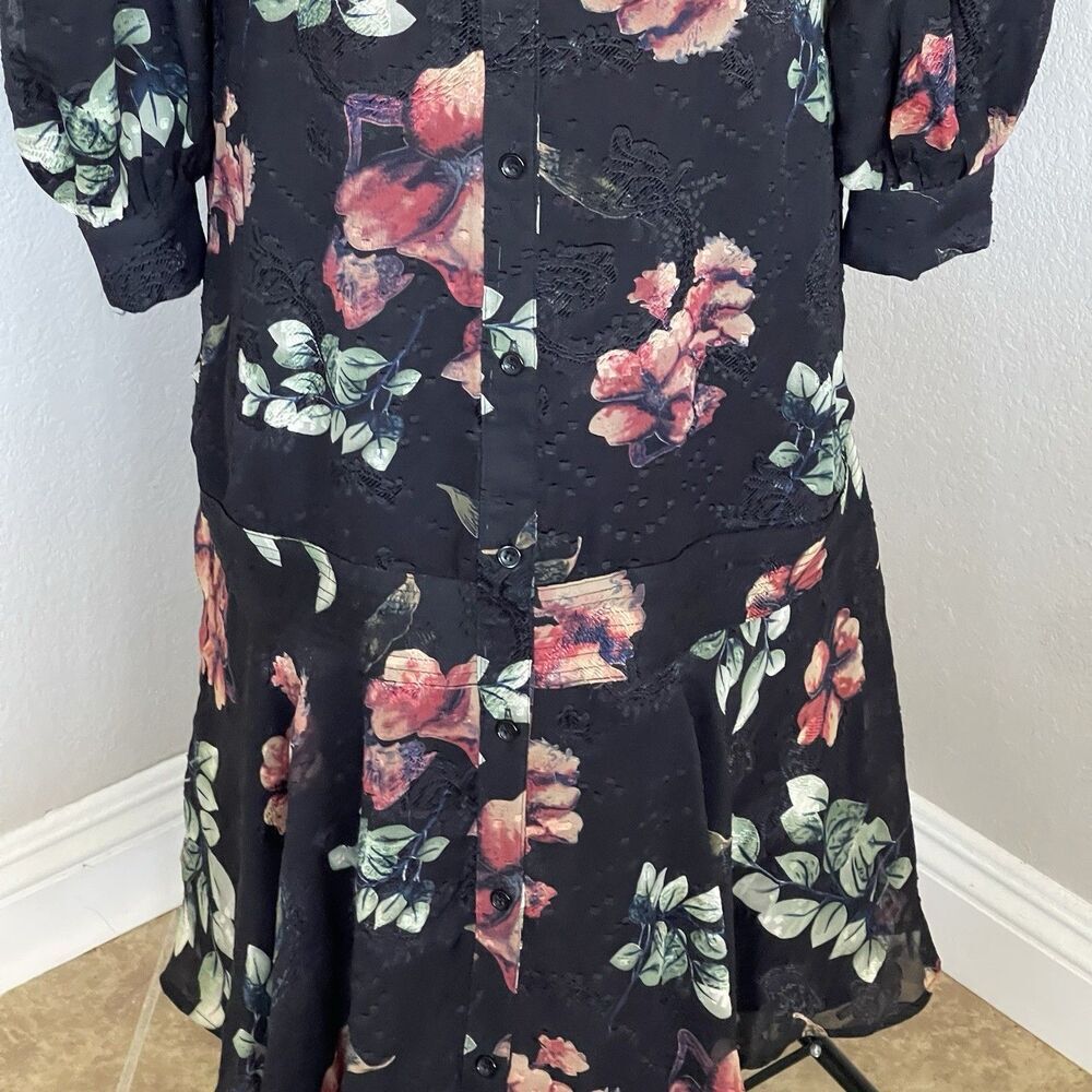 Pose Womens Dress Sz 10 Cottagecore Cottage Bohemian Whimsical Floral Autumn - Picture 7 of 14